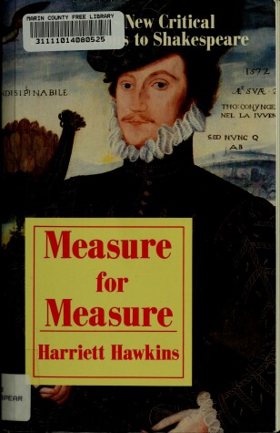 Book cover for Measure for Measure