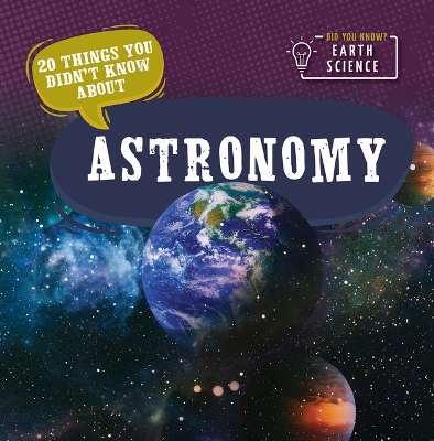 Cover of 20 Things You Didn't Know about Astronomy