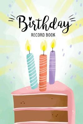 Book cover for Birthday Record Book