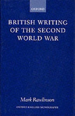 Book cover for British Writing of the Second World War