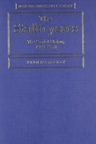 Cover of The Stalin Years