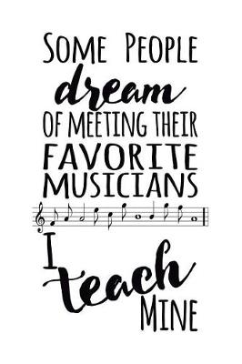 Book cover for Music Teacher Notebook