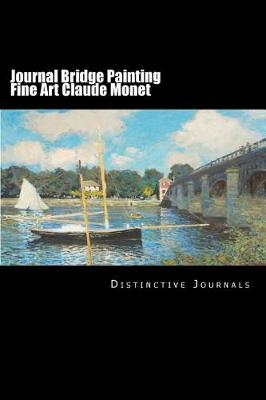 Cover of Journal Bridge Painting Fine Art Claude Monet