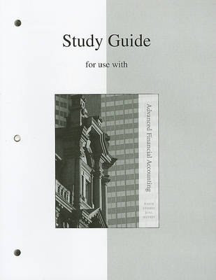 Book cover for Study Guide for Use with Advanced Financial Accounting