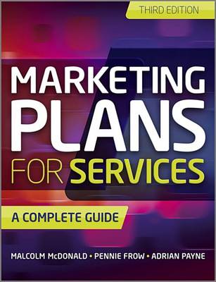 Book cover for Marketing Plans for Services