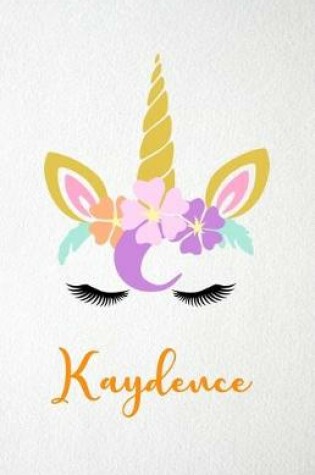 Cover of Kaydence A5 Lined Notebook 110 Pages