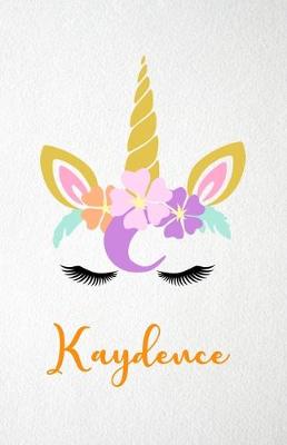 Book cover for Kaydence A5 Lined Notebook 110 Pages