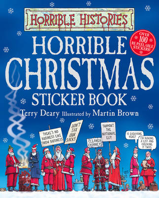 Cover of Horrible Christmas Sticker Book