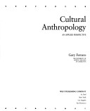 Book cover for Introduction to Cultural Anthropology