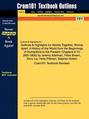 Book cover for Studyguide for Worlds Together, Worlds Apart by Adelman, Jeremy, ISBN 9780393932096