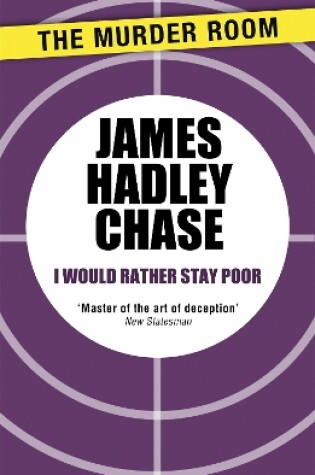 Cover of I Would Rather Stay Poor