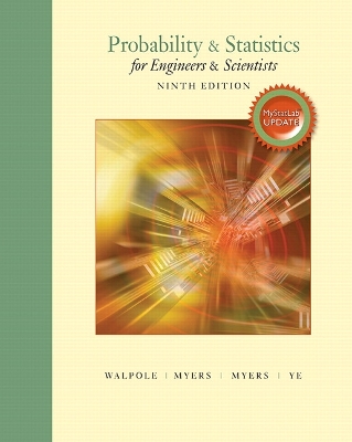 Book cover for Probability & Statistics for Engineers & Scientists, MyLab Statistics  Update