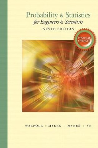 Cover of Probability & Statistics for Engineers & Scientists, MyLab Statistics  Update