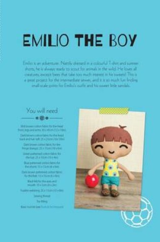 Cover of Emilio the Boy Soft Toy Pattern