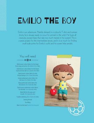 Book cover for Emilio the Boy Soft Toy Pattern