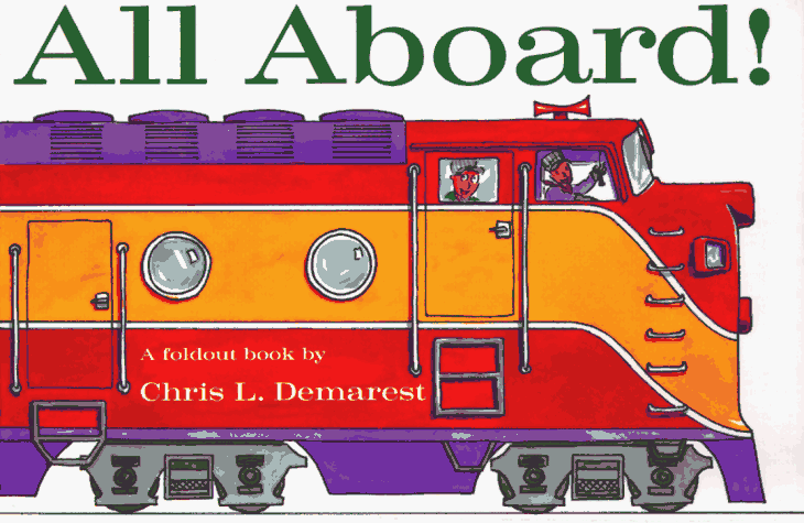 Book cover for All aboard!