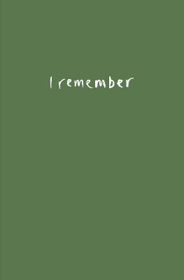 Book cover for I Remember