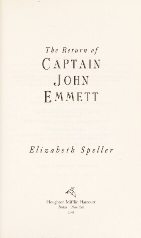 Book cover for The Return of Captain John Emmett