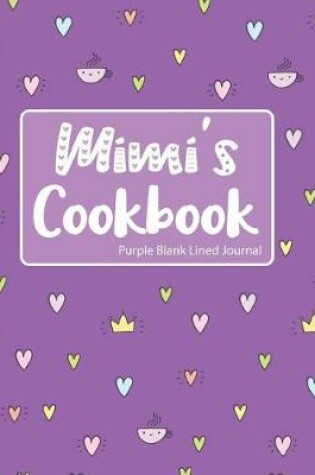 Cover of Mimi's Cookbook Purple Blank Lined Journal
