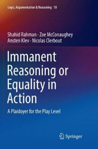 Cover of Immanent Reasoning or Equality in Action