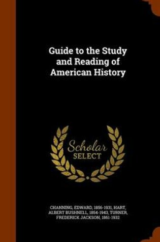 Cover of Guide to the Study and Reading of American History