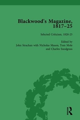 Book cover for Blackwood's Magazine, 1817-25, Volume 6