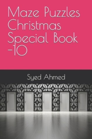 Cover of Maze Puzzles Christmas Special Book -10