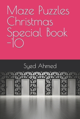 Book cover for Maze Puzzles Christmas Special Book -10