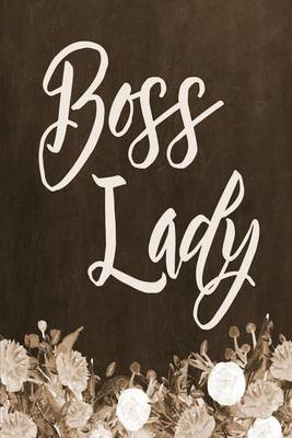 Cover of Chalkboard Journal - Boss Lady (Brown)