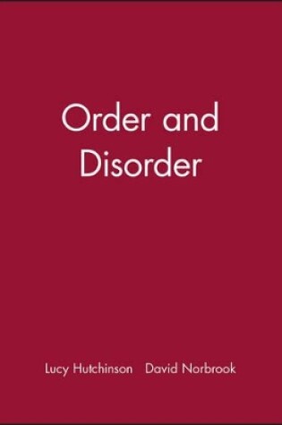 Cover of Order and Disorder