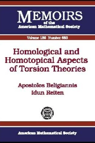 Cover of Homological and Homotopical Aspects of Torsion Theories