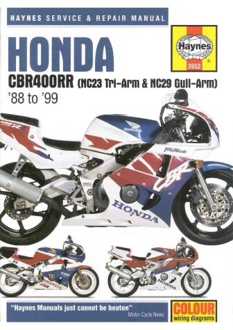 Book cover for Honda CBR400RR (NC29) GullArm 1990-99 Service and Repair Manual