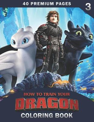 Cover of How To Train Your Dragon Coloring Book Vol3