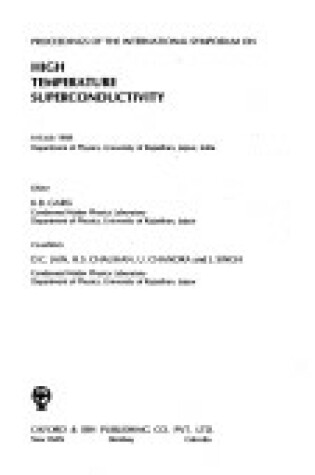 Cover of High Temperature Superconductivity