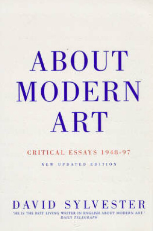 Cover of About Modern Art