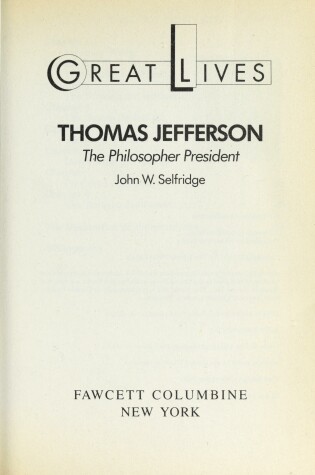 Cover of Thomas Jefferson