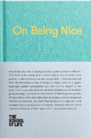 Cover of On Being Nice