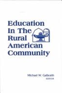 Book cover for Education in Rural Amer Comm