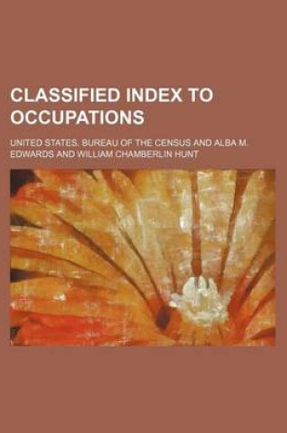 Cover of Classified Index to Occupations