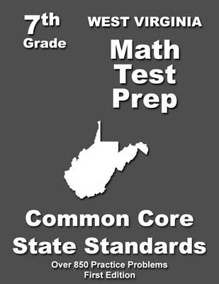 Book cover for West Virginia 7th Grade Math Test Prep