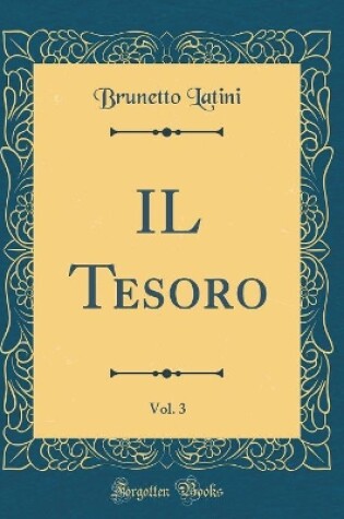 Cover of IL Tesoro, Vol. 3 (Classic Reprint)