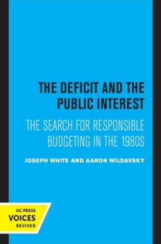 Cover of The Deficit and the Public Interest