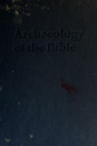Cover of Archaeology of the Bible