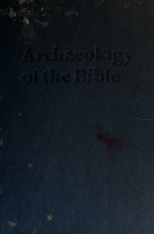 Book cover for Archaeology of the Bible
