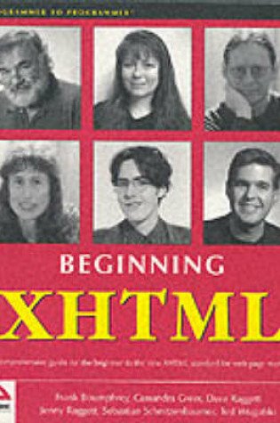 Cover of Beginning XHTML