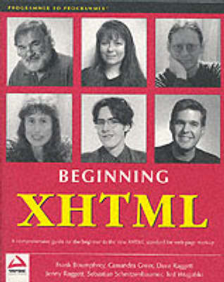 Book cover for Beginning XHTML