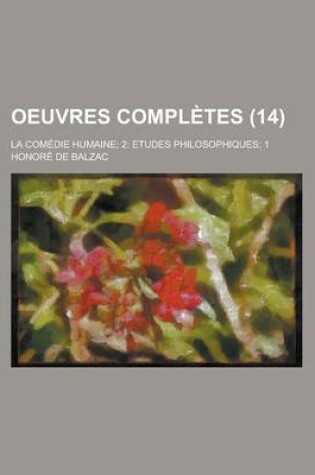 Cover of Oeuvres Completes; La Comedie Humaine; 2