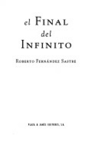 Cover of El Final Del Infinito