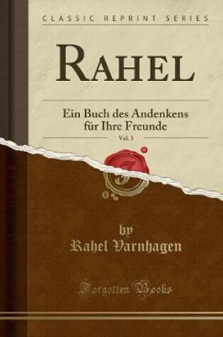 Cover of Rahel, Vol. 3