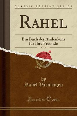 Book cover for Rahel, Vol. 3